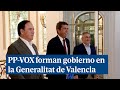 Pp y vox sellan el acuerdo de gobierno para la generalitat valenciana