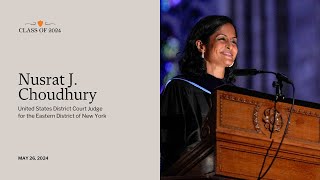 Judge Nusrat Choudhury delivers Princeton