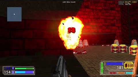 128 Linedefs, 64 Things with Hell Crusher+Brutal Doom Monsters: MAP19