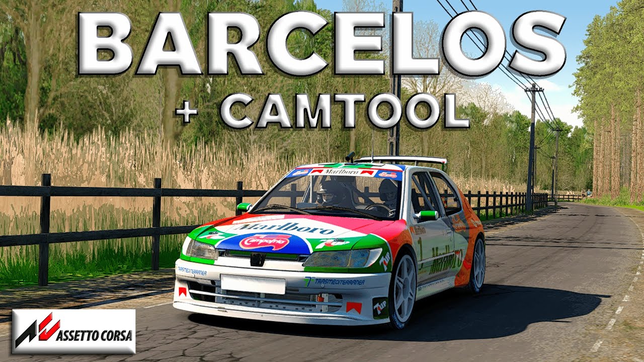 🔥 Assetto Corsa RALLY STAGES: BARCELOS (Portugal) | CAMTOOL + Peugeot 306 Maxi EVO 2 KitCar