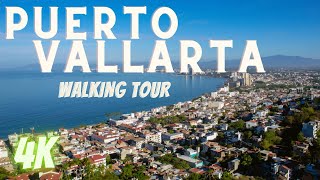 4K Walking Tour Mexico | Puerto Vallarta Malecon