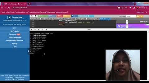 Tugas praktik 3 Pemrograman Berbasis Desktop