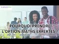 Pourquoi prendre l'option maths expertes en terminale ? #mathsexpert #maths #orientation