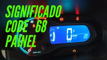 O que significa o código 68 no painel de instrumentos Chevrolet Onix Prisma Spin Sonic Cobalt cruze
