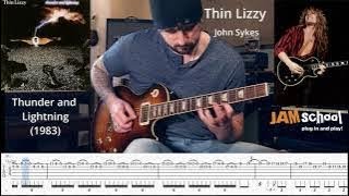 Thin Lizzy John Sykes Cold Sweat Guitar Solo (With TAB)