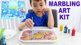 Fun Art for Kids | Marbling Paint Kit by Jar Melo | LRH & Toys