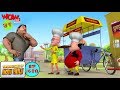 Makanan Di Atas Roda - Motu Patlu dalam Bahasa - Animasi 3D Kartun