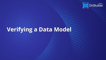 Verifying a Data Model in Astera DW Builder