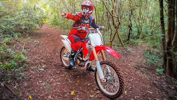 PRIMEIRA VEZ Testando um KTM 350 de Trilha VEJA só essa moto de trilha.. 