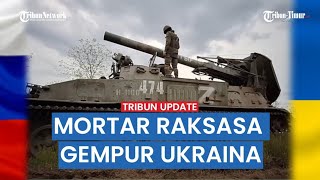 🔴 BATTLE FOR KRASNOGOROVKA - Rekaman 2S4 'Tulip' Mortar Raksasa Rusia Sapu Bersih Posisi Musuh
