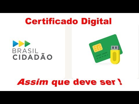 Certificado Digital e Brasil Cidadão Rodando 100%