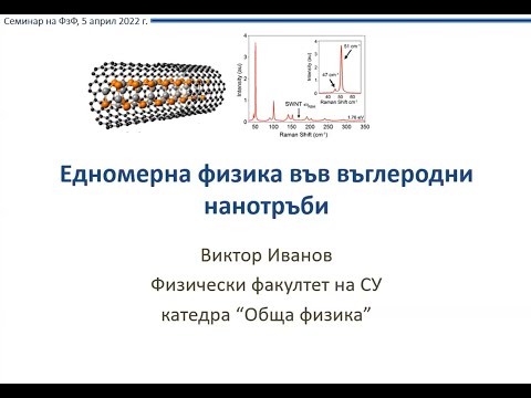 Едномерна физика във въглеродни нанотръби