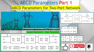 ABCD Parameters #1. How to Derive the Total Cascade Matrix by Multiplying Individual ABCD Parameters