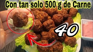 MEAT BALLS Pasapalo typical of the Venezuelan parties | #Easy salt snacks #Snacks