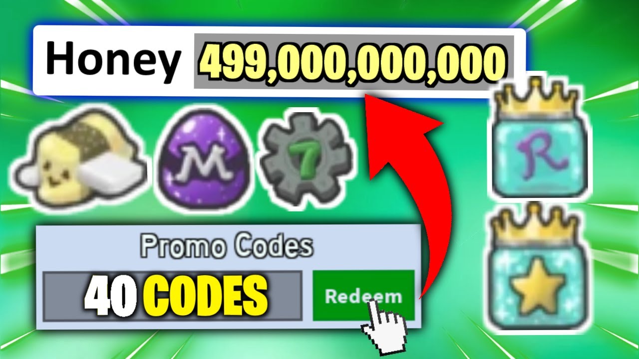 All 40 Codes in Bee Swarm Simulator (Roblox BSS Codes) April 2022 YouTube