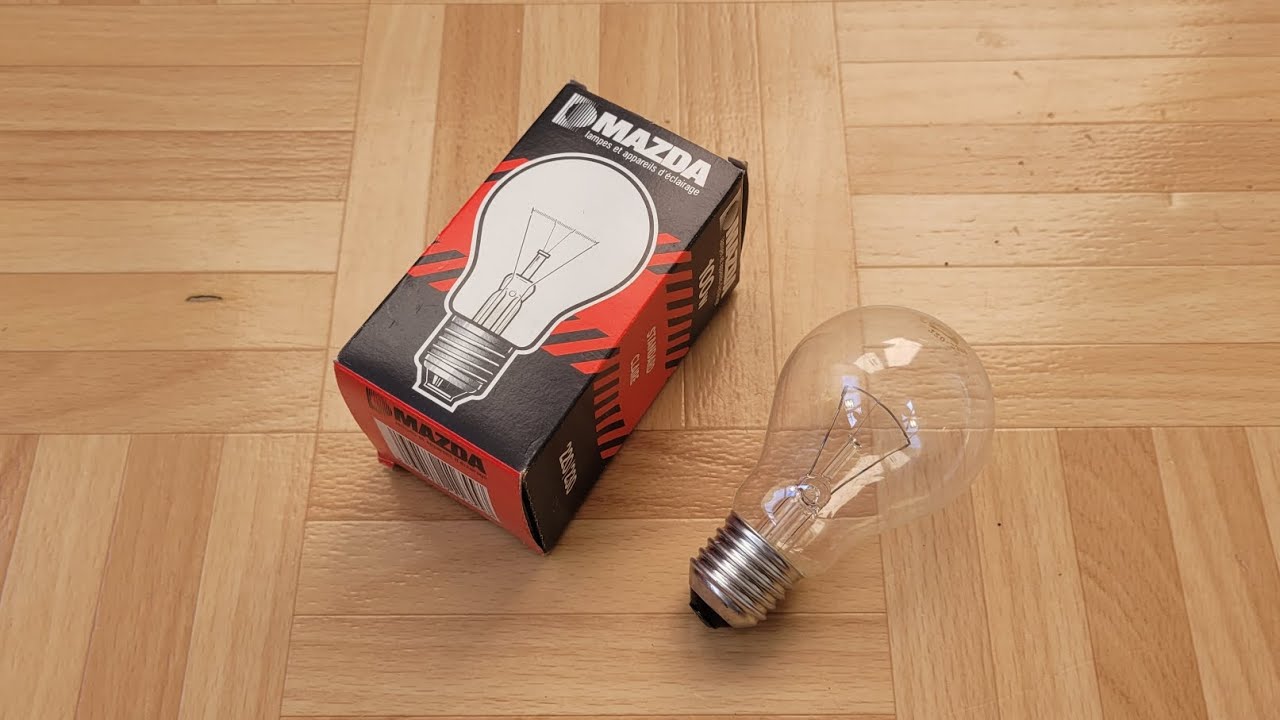 Ampoule MAZDA 150W E27 - Forme Goutte - À Incandescence - NOS