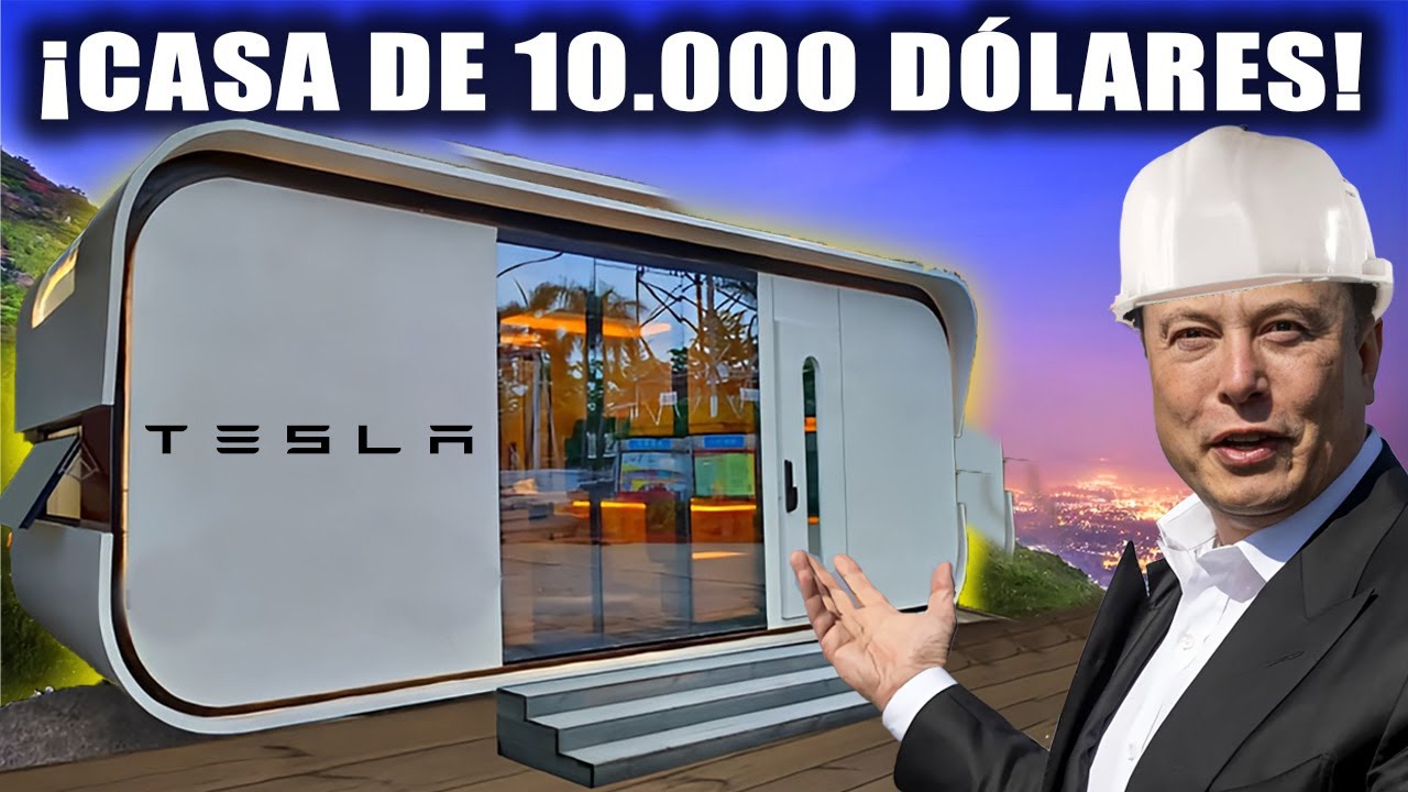 Elon Musk ACABA DE MOSTRAR Un Recorrido Por La Casa Tesla De $10,000