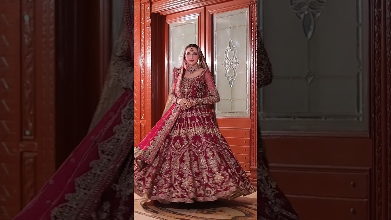 🙋‍♀️New Bridal LehengaDesign😍✨️ #shorts #fashion #lehenga #lehengacholi #youtubeshorts #trending