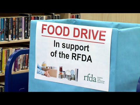 VIDEO: Library collecting food donations for the RFDA - TBNewsWatch.com