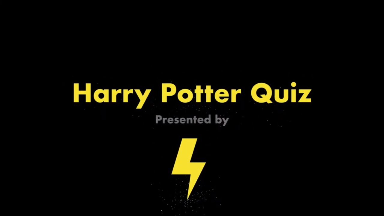 Harry Potter Quiz YouTube