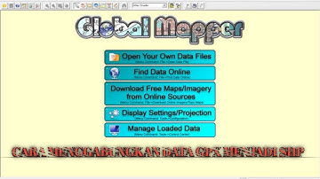 CARA MENGGABUNGKAN BEBERAPA GPX MENJADI SHP