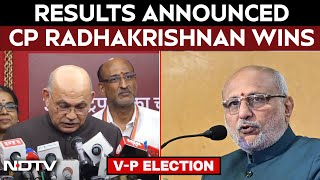 Vice President News | Indias New V-P: Cross-Voting In Veep Poll, NDA Pick CP Radhakrishnan Wins