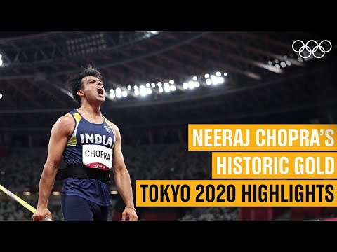 🇮🇳🥇 Neeraj Chopra wins historic gold for India | #Tokyo2020 Highlights