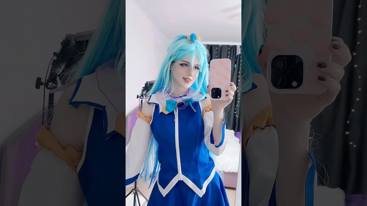 💙 Aqua KonoSuba💙 #cosplay #anime #cosplayer #konosuba #aquacosplay