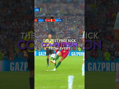 The best free kick from every competition