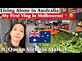 First vlog in melbourne nagpunta kami sa queen victoria market diko kinaya ang ginaw grabe haha