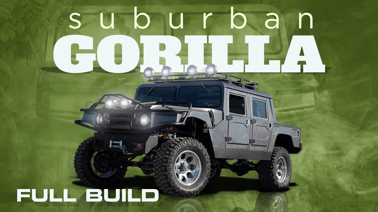 ⁣FULL Build: Suburban Gorilla - H1 Hummer Inspired Ultimate Off-Road Tow Rig