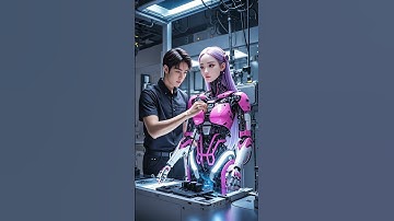 인간과 로봇의 첫 만남?! 미래는 이미 시작됐다! #AI #Robot #ArtificialIntelligence #Futuristic #SciFi #Cyberpunk