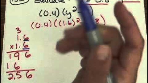 Evaluating Expressions(with decimals)