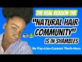 Natural Hair Community Is A Joke!? | Natural Hair| Why Naturals Are Speaking Up