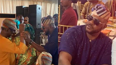 ALABI PASUMA & ODUNLADE ADEKOLA FACILITATE WITH THEIR SELF @ ZAINAB BAKARE MOVIE PREMIERE
