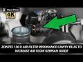 2026 ZONTES 125 and 150 X AIR FILTER RESONANCE CAVITY PLUG TO INCREASE AIR FLOW GERMAN GUIDE