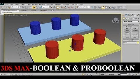 3Ds Max - Boolean And Proboolean 720p