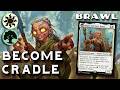 Gaea's Cradle as a Commander  - Brigid Clachan's Heart / Doun's Mind  - Brawl MTG Arena Gameplay