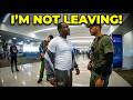 Drunk Passenger Tells Cops "We're All Grown Men"… Leaves Airport in Handcuffs