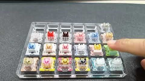 Outemu Mechanical Keyboard Switches 3Pin 5Pin  Silent Clicky Linear Tactile Switches