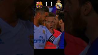Barcelona Vs Real Madrid Laliga Semi Final 17/18 #Messi Vs #Ronaldo #Football #Youtube #Shorts