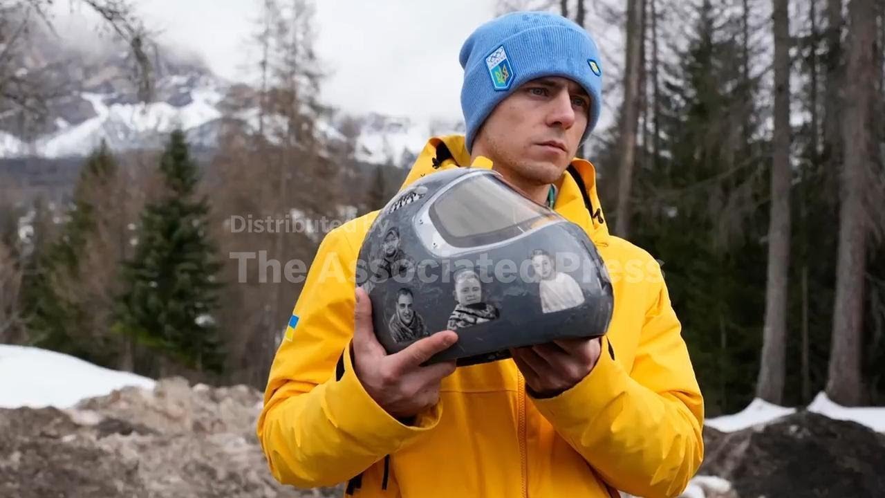 Ukraine's Vladyslav Heraskevych out of Winter Olympics because of banned helmet, AP Explains