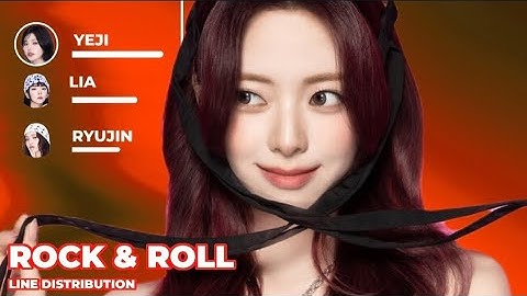 Itzy - Rock & Roll (Line distribution)