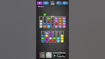 Ball Sort Puzzle Solution Level 432