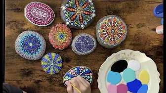 Painting a rock - to celebrate Earth Day!