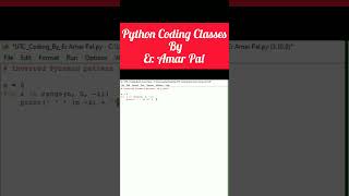 Inverted Pyramid Pattern in Python