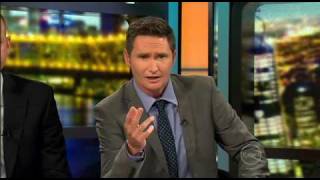 Dear Richie Benaud, how do i get the red ball stains off my pants? 7PM PROJECT!