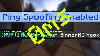 ping spoofing on hypixel