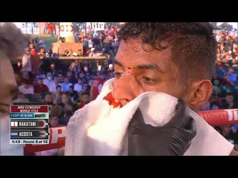 Junto Nakatani vs Ángel Acosta fight footage