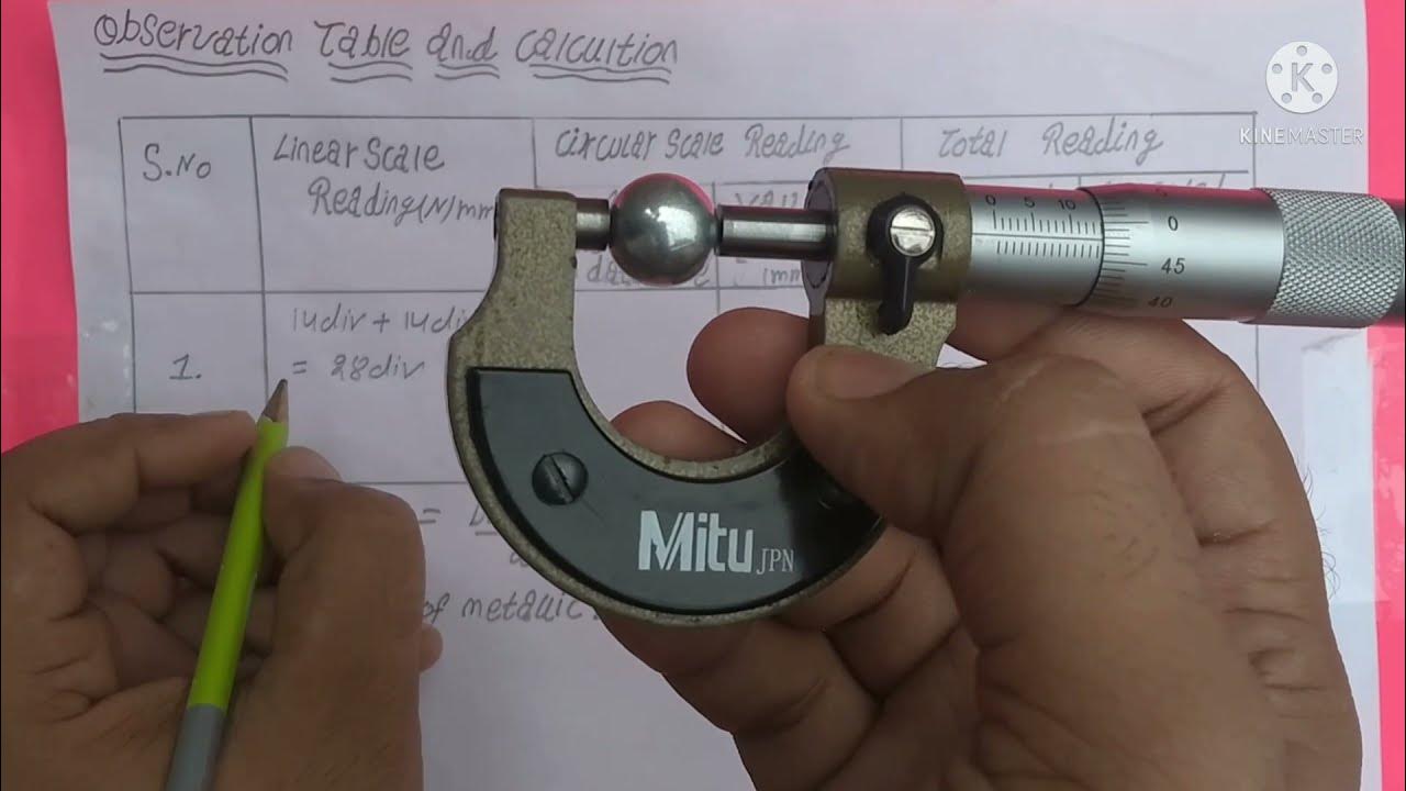 How to read screw gauge readingphysics activity YouTube